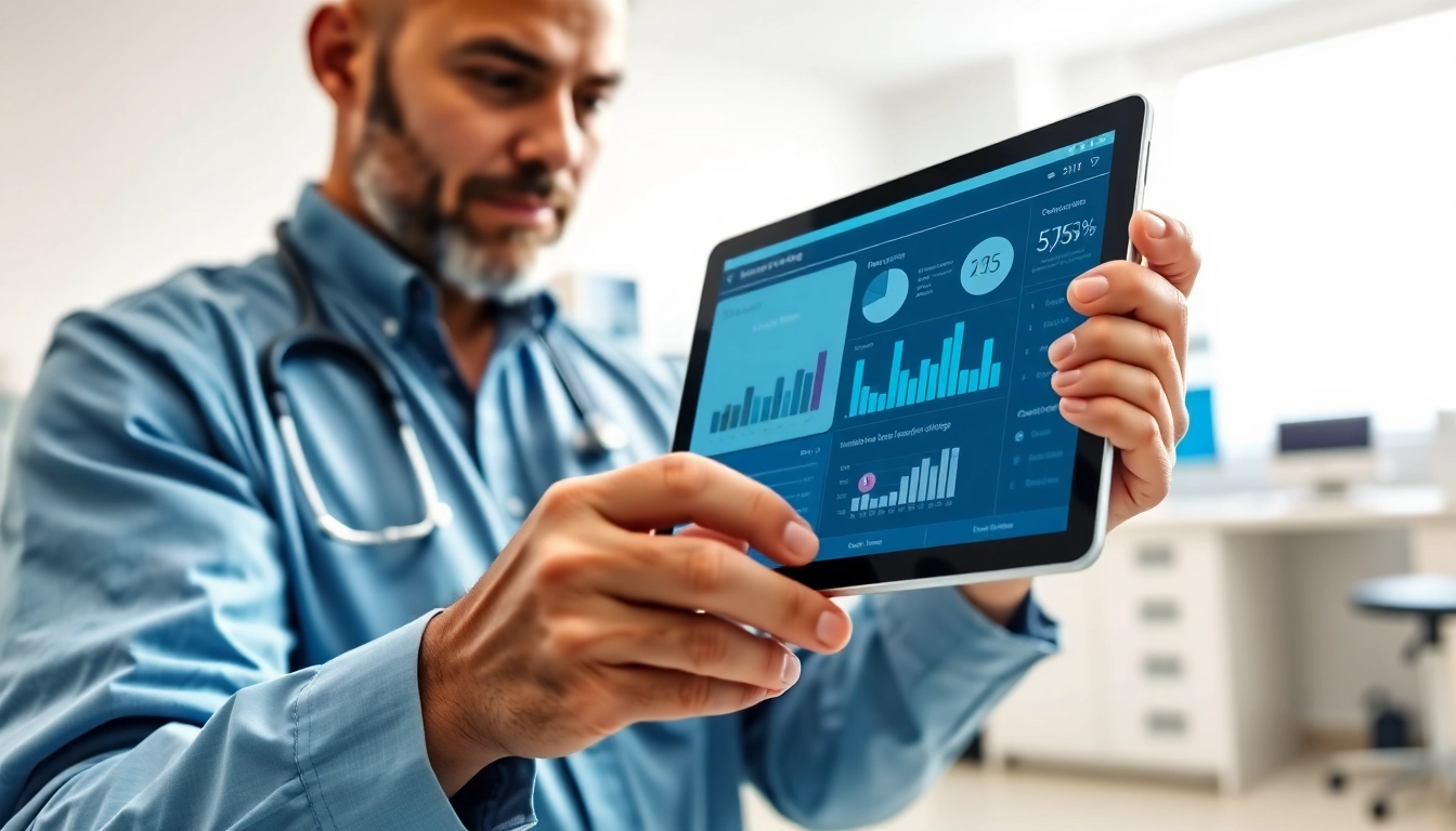 Understand eprescribing software pricing options with a healthcare provider examining data on a tablet.